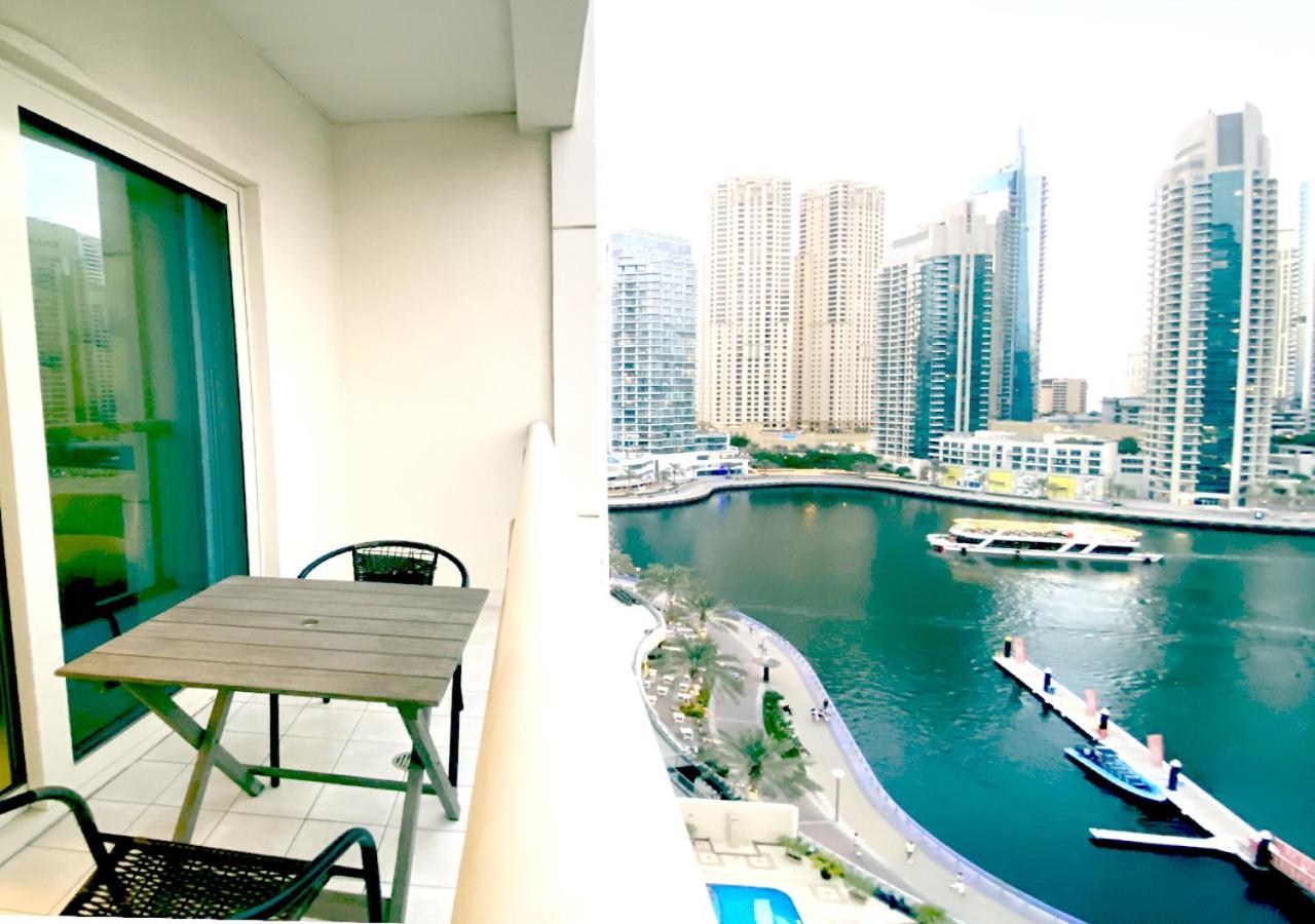 Full Sea View With Balcony - Studio Apartment - 10 Min To Jbr - Dubai Exterior foto